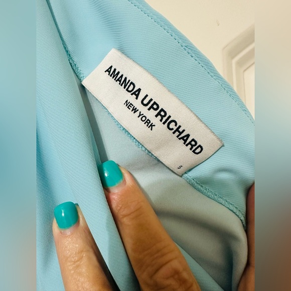 Amanda Uprichard Sleeveless Bexley Top in Ice Blue - Picture 4 of 6